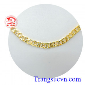 Dây chuyền nam cá tính mạnh mẽ đẹp sang trọng quý phái đối với phái nam, với kiểu dáng thiết kế dây chuyền sang trọng