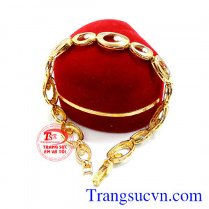 Lắc nữ vàng 10k + vàng trắng