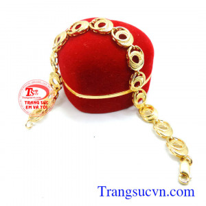 Lắc nữ hoa văn 10k đẹp