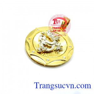 Bán Mặt dây chuyền rồng kiểu đẹp, Mặt vàng rồng tinh tế dành cho nam,