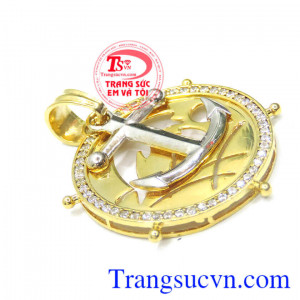 Bán Mặt dây chuyền nam mỏ neo vàng 10k, sản phẩm mặt dây mỏ neo ý nghĩa cho nhiều khách hàng,