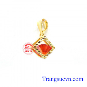 Mặt dây chuyền nữ giá rẻ vàng tây