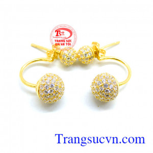Hoa tai vàng tây kiểu đẹp