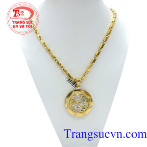 Bộ sản phẩm dây chuyền nam vàng 10k chất lượng dành cho nam.
