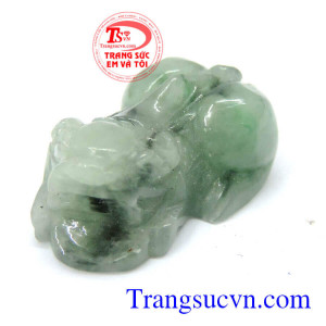 Tỳ Hưu ngọc tự nhiên đẹp ngọc xanh