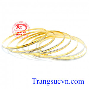 Bộ vòng nữ tuần vàng chất lượng vàng đảm bảo chất lượng.