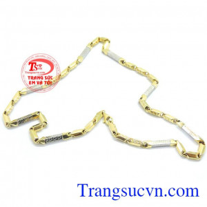 Dây chuyền nam vàng tây sang trọng