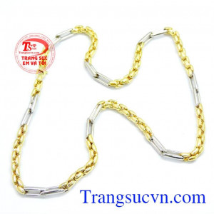 Dây chuyền nam Italia kiểu sang 10k