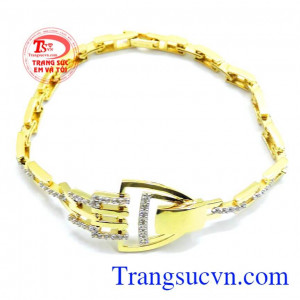 Lắc tay vàng 10k nhập korea