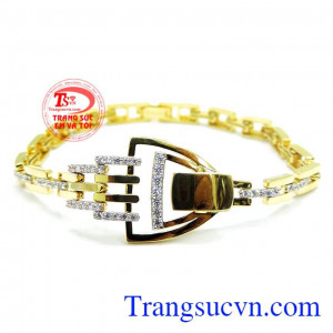 Lắc tay vàng 10k nhập korea. 