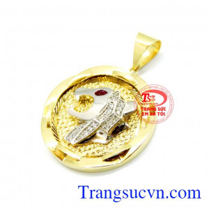 Mặt nam báo vàng 10k nhập korea đẹp Chất lượng đảm bảo