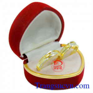 Nhẫn cưới vàng giá rẻ đẹp sang trọng kinh tế cho đôi bạn trẻ