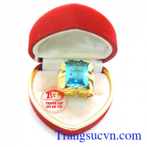 Nhẫn nam rồng vàng nổi 3D sắc nét và tinh tế