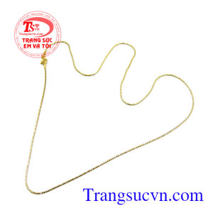 Dây chuyền italy vàng 10k đẹp
