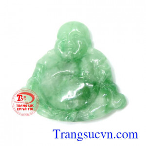 Phật di lặc ngọc cẩm thạch bụng phệ