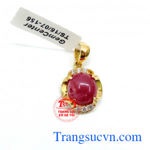 Trang sức Ruby bộ bảo hành uy tín.