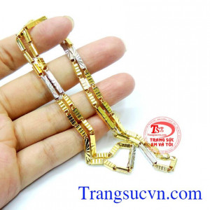 Day chuyền nam vàng tây đẹp