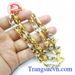 Dây chuyền vàng 10k, mẫu mã phong phú đa dạng, đặc biệt có thể thiết kế theo yêu cầu, thể hiện cá tính của riêng bạn