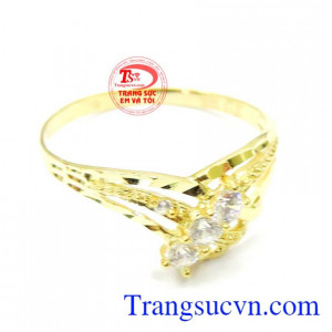 Nhẫn vàng trái ngọt hạnh phúc