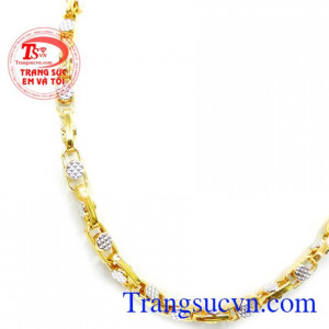 Dây chuyền nam vàng tây phong cách cho phái nam, dây chuyền nam thể hiện cá tính của bạn