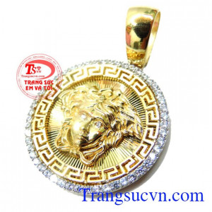 Mặt dây vàng nam đẹp với thiết kế 3D tinh tế và sắc nét