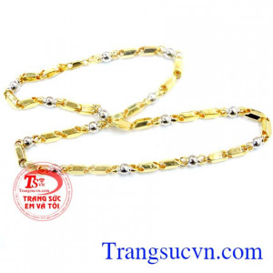 Dây chuyền nam 10k sáng bóng sản phẩm đảm bảo chất lượng cao