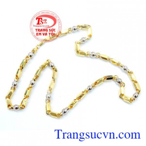 Dây chuyền nam 10k sáng bóng sản phẩm đảm bảo chất lượng cao