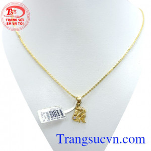 Bộ nữ trang mặt dây là sự kết hợp của mặt dây tuổi Thìn cùng với dây chuyền kiểu dáng đẹp,mẫu mã hiện đại bán hàng uy tín trên toàn quốc.