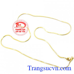 Dây chuyền vàng ý 10k sáng đẹp