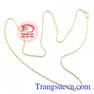 Dây chuyền Italy nhập khẩu đẹp, dây chuyền nữ italy thiết kế tinh tế sang trọng