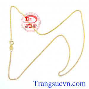 Dây chuyền nữ ý 10k bé xinh