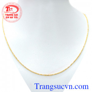 Dây vàng trắng Italy 10k quý phái tinh tế dành cho phái đẹp sản phẩm vàng tây chất lượng hàng đầu