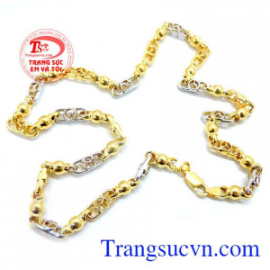 Dây vàng nam tính sang trọng,chiếc vòng cổ vàng cho nam chất lượng vàng đảm bảo, Uy tín