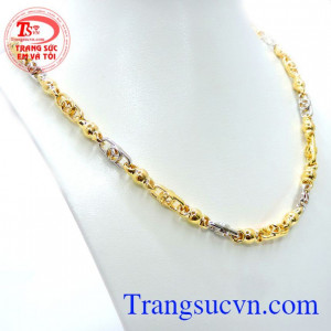 Dây vàng nam tính sang trọng,chiếc vòng cổ vàng cho nam chất lượng vàng đảm bảo, Uy tín