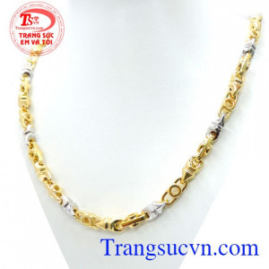 Dây chuyền vàng nam tính mạnh mẽ