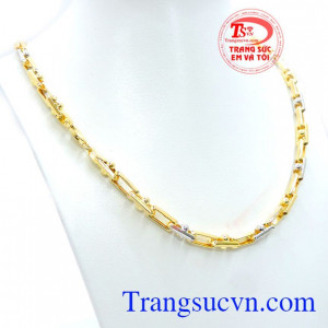 Sản phẩm dây chuyền vàng đeo hợp thời trang, Dây chuyền nam vàng tây chất lượng dây chuyền vàng đảm bảo chât lượng và uy tín