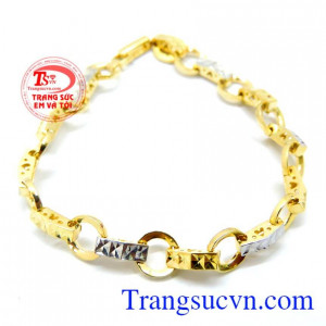 Trang sức nữ vàng tay kiểu dáng đẹp nữ tính. 