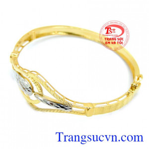 Vòng tay nữ vàng tây dịu dàng