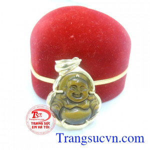 Bán hàng trên toàn quốc giao hàng trên toàn quốc, Phật di lặc mặt hổ bọc vàng 10k