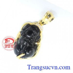 Tỳ hưu bọc vàng phong thủy,tỳ hưu mệnh Hỏa+Thổ đảm bảo chất lượng đeo hợp thời trang và phong thủy