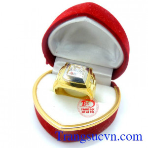 Nhẫn nam vàng tây