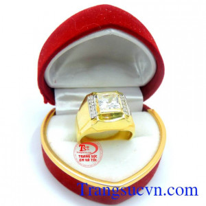 Nhẫn vàng thiết kế đơn giản nhưng vẫn toát lên được vẻ quý tộc