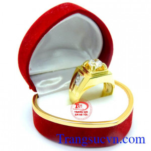 Nhẫn Nam Vàng Tây đẹp