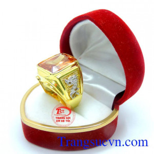 Nhẫn Nam Vàng Tây sang trọng