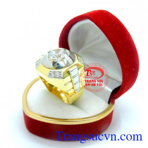 Nhẫn nam vàng 10k sang trọng