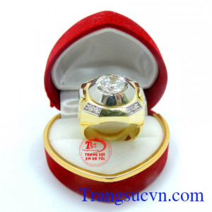 Nhẫn nam vàng tây, nhẫn nam đẹp nhẫn vàng nam đẹp giá rẻ