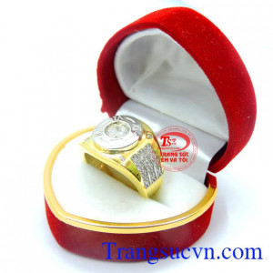 Nhẫn nam vàng 10k korea hàn quốc