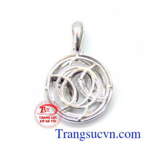 Mặt nữ vàng trắng 10k sang trọng.