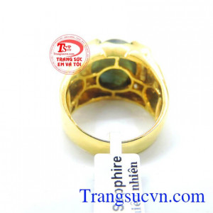 Nhẫn nam Sapphire sang trọng