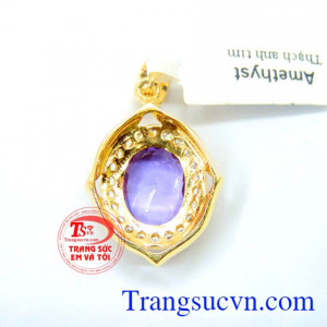 Mặt dây đá quý thạch anh tím TSVN giao hàng trên toàn quốc, đảm bảo chất lượng.